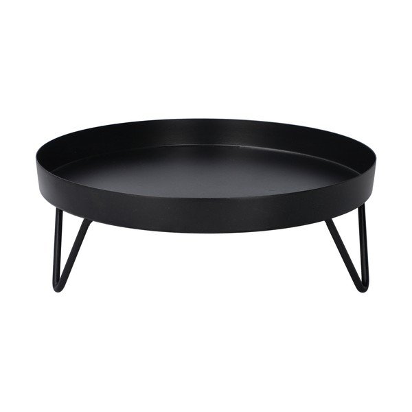 Kovová dekoratívna tácka ø 24 cm – Dakls