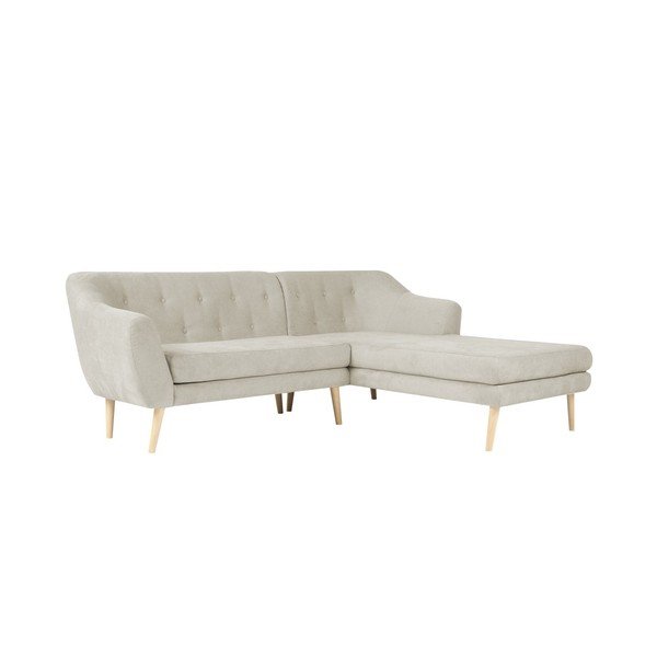 Béžová pohovka s leňoškou na pravej strane Mazzini Sofas Sicile-image-3