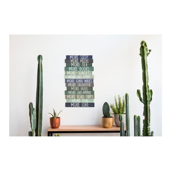 Ceduľa 30x50 cm I Want More – Really Nice Things-image-1