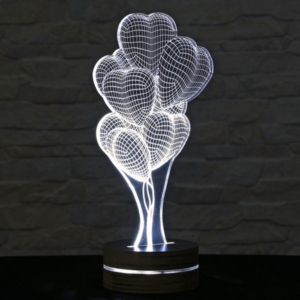 3D stolová lampa Heart Ballons-image-2