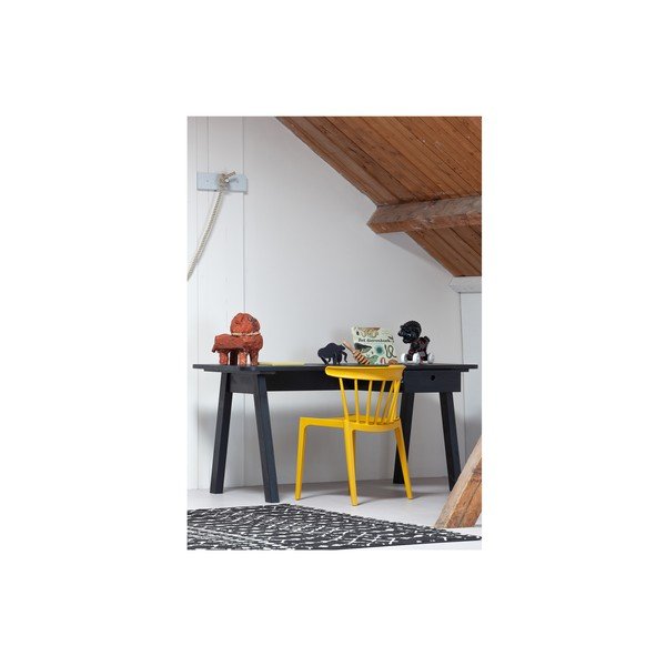 Žltá stolička vhodná do interiéru aj exteriéru WOOOD Bliss-image-2