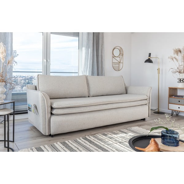 Béžová rozkladacia pohovka Miuform Charming Charlie-image-4