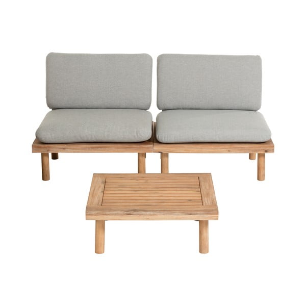 Set sivého záhradného nábytku Kave Home Viridis-image-2