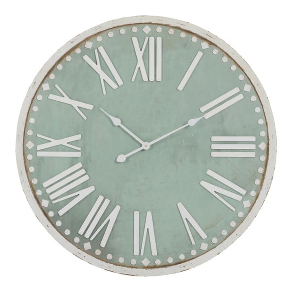 Nástenné hodiny Rom Num Green, 80x80 cm