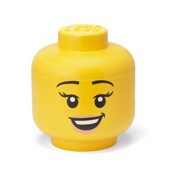 Plastový detský úložný box Head - LEGO®-image-1