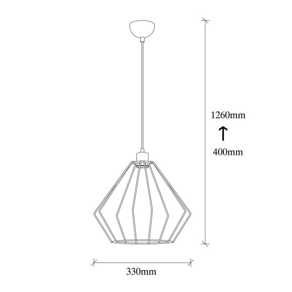 Čierne kovové závesné svietidlo Opviq lights Aristea-image-3