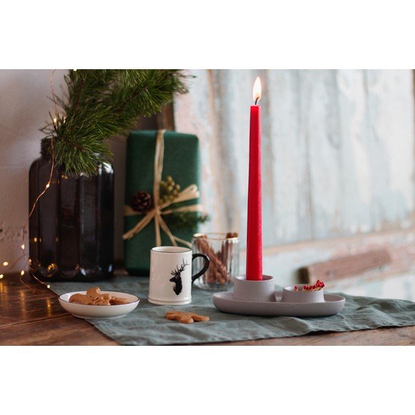 Svetlosivý svietnik EMKO Aye Aye Two Candles-image-1