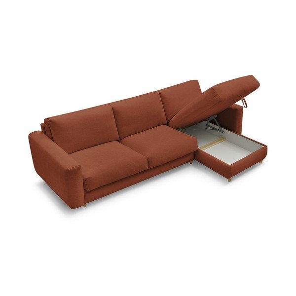Oranžová rohová pohovka Nouveau Cocoone – Bobochic Paris-image-3