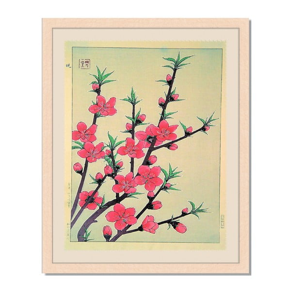 Obraz v ráme Liv Corday Asian Flower Series, 40 x 50 cm