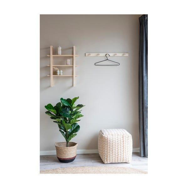 Nástenný vešiak z topoľového dreva v prírodnej farbe Abano – House Nordic-image-1