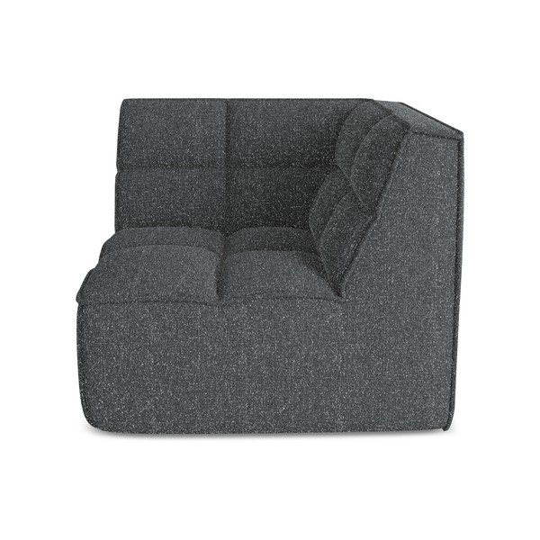 Tmavosivý modul pohovky Kalai – Makamii