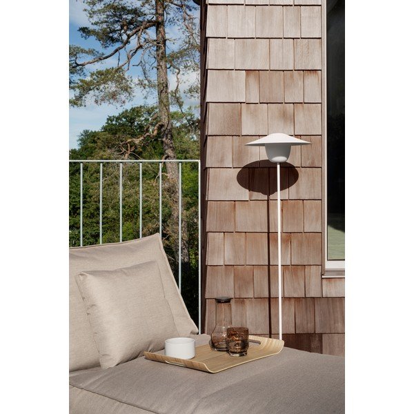 Hnedé polstrované vonkajšie ležadlo Blomus Stay-image-1