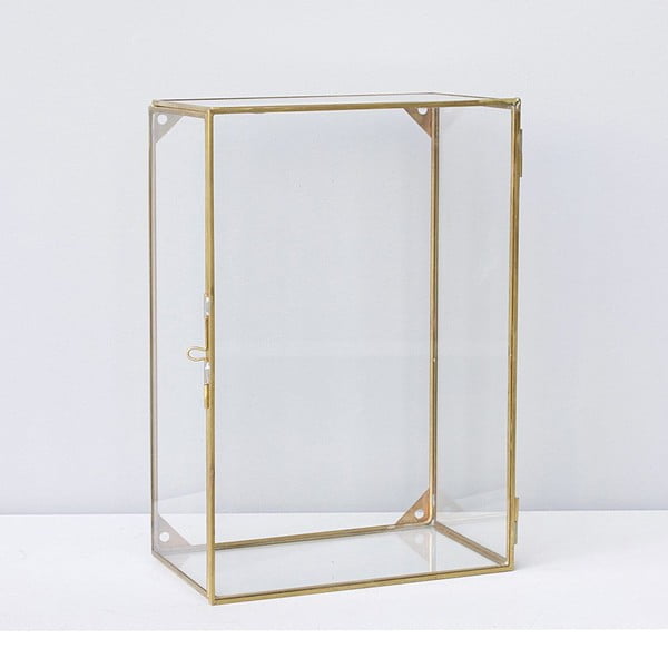 Závesný box Glass Brass