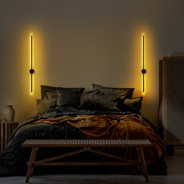 Čierne LED nástenné svietidlo Sword – Opviq lights-image-4