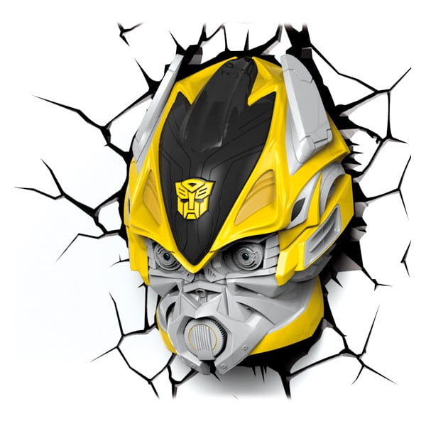 Nástenné svetlo s nálepkou Tnet Transformers Bumble Bee