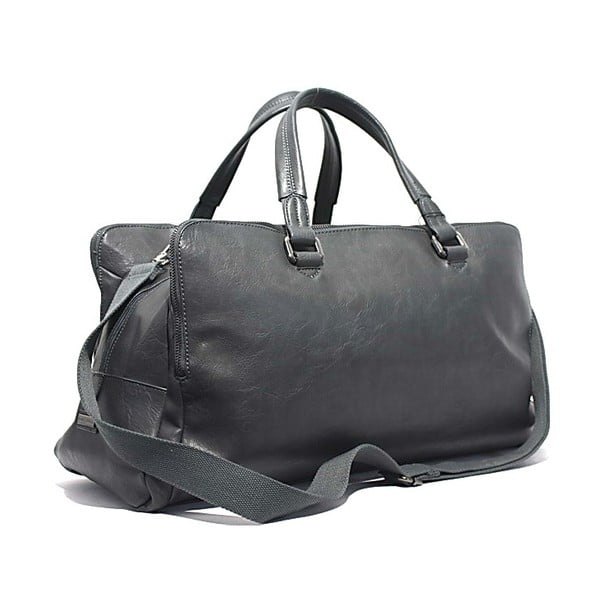 Cestovní taška Bobby Black - Grey, 50x30 cm