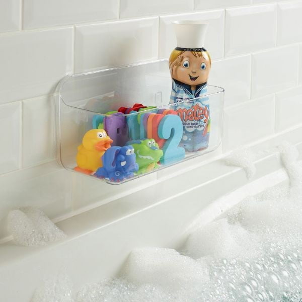 Kúpeľňová polička bez vŕtania Invisifix – Addis-image-1