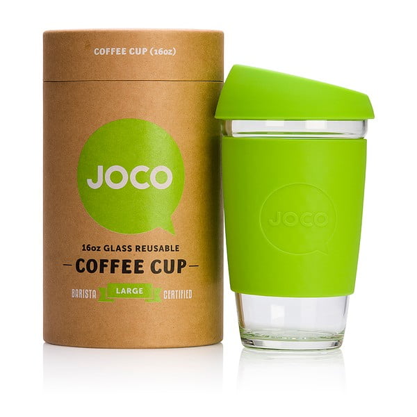 Eko hrnček na kávu Joco Cup 454 ml, limetkový