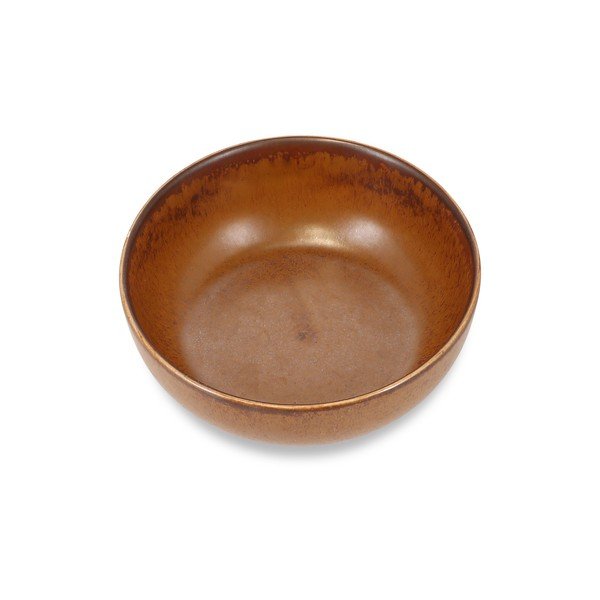 Hnedá porcelánová polievková miska 710 ml Ovio – BonBistro-image-1