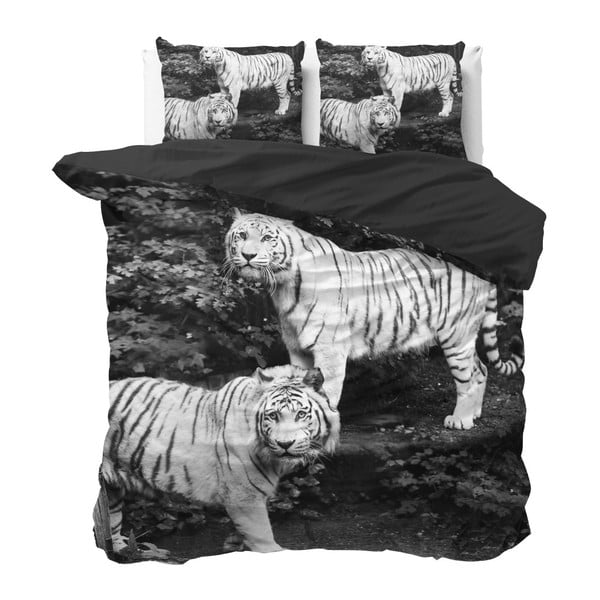 Obliečky z mikroperkálu Sleeptime Tigers, 200 x 220 cm
