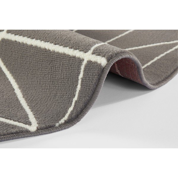 Sivý koberec Ragami Velvet, ø 140 cm-image-2