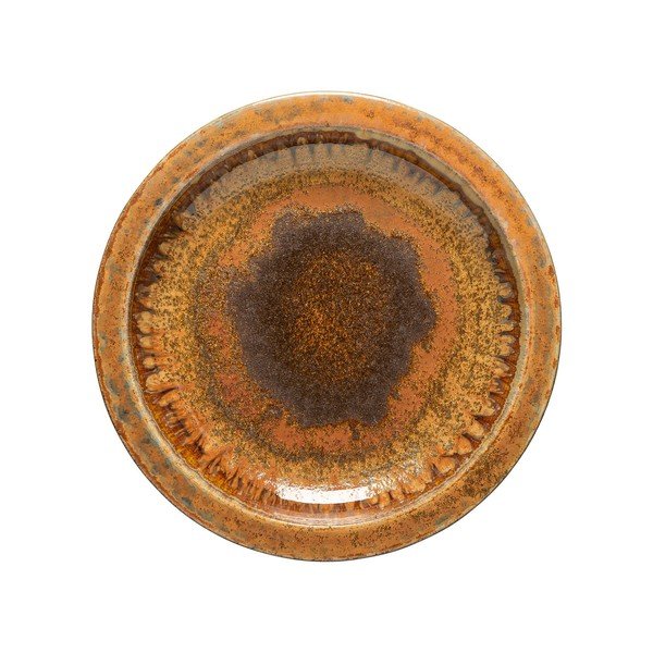 Hnedý dezertný kameninový tanier ø 20 cm Poterie – Casafina