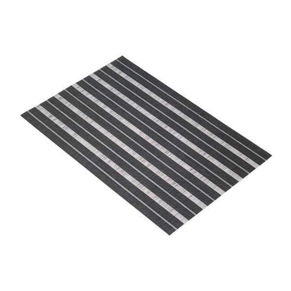 Čierne prestieranie Kitchen Craft Woven Stripes