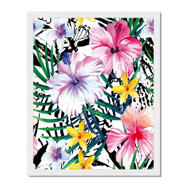 Obraz v ráme Liv Corday Provence Floral Crazy, 40 x 50 cm