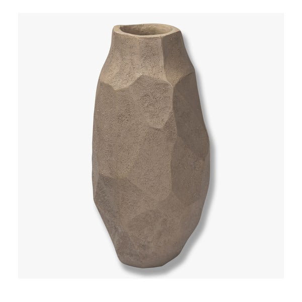 Béžová váza z polyresínu (výška  18 cm) Nuki – Mette Ditmer Denmark
