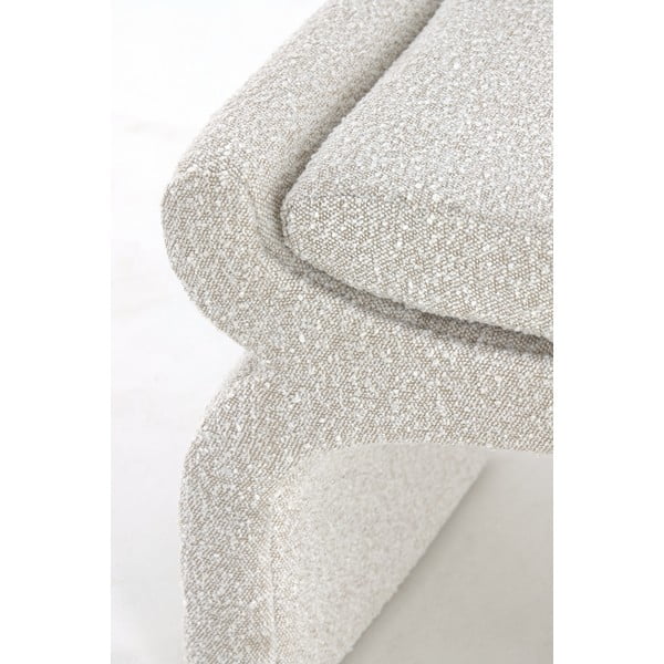 Krémová lavica z textílie buklé Nafya – Light & Living-image-4