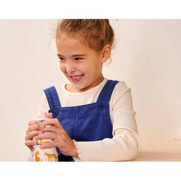 Svetlozelená detská fľaša 400 ml Little farm – Mepal-image-2