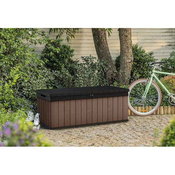 Hnedý záhradný úložný box Darwin – Keter-image-1