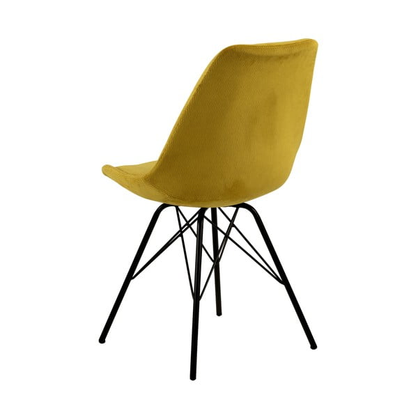 Žltá jedálenská stolička Eris - Actona-image-4