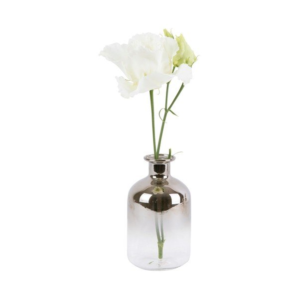 Sklenená malá váza PT LIVING Silver Tube, výška 10 cm-image-1