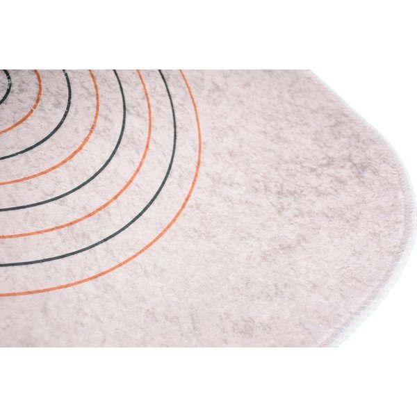 Krémovobiely umývateľný koberec 80x120 cm Oval – Vitaus-image-2