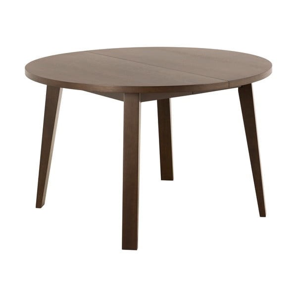 Okrúhly rozkladací jedálenský stôl s prídavnou doskou v dekore duba ø 120 cm A-Line – Actona