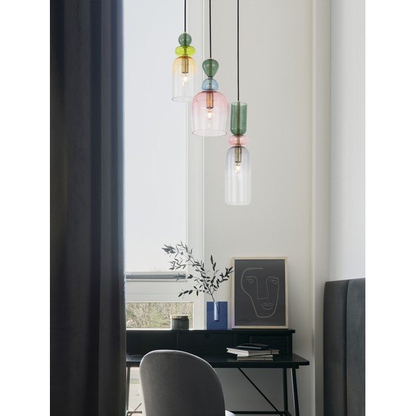 Sklenené závesné svietidlo v zlatej farbe ø 42 cm Murano – Nova Luce-image-4