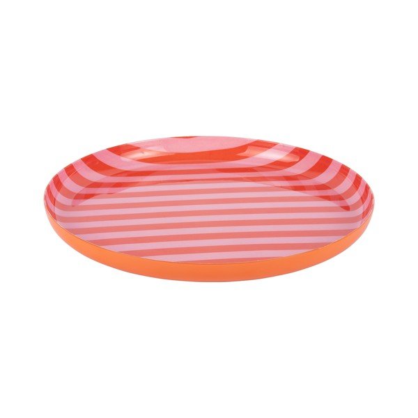 Oranžový/svetloružový železný tanier ø 22 cm Animado – PT LIVING