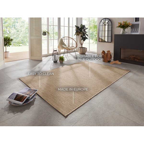 Hnedý koberec vhodný aj do e×teriéru Elle Decoration Brave Caen, 200 × 290 cm-image-4