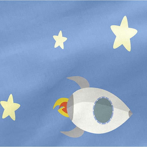 Detská bavlnená plachta Happynois Astronaut, 120 x 60 cm-image-3