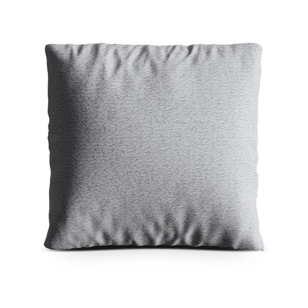 Svetlosivý vankúš na gauč z textílie buklé Kemi – Cosmopolitan Design