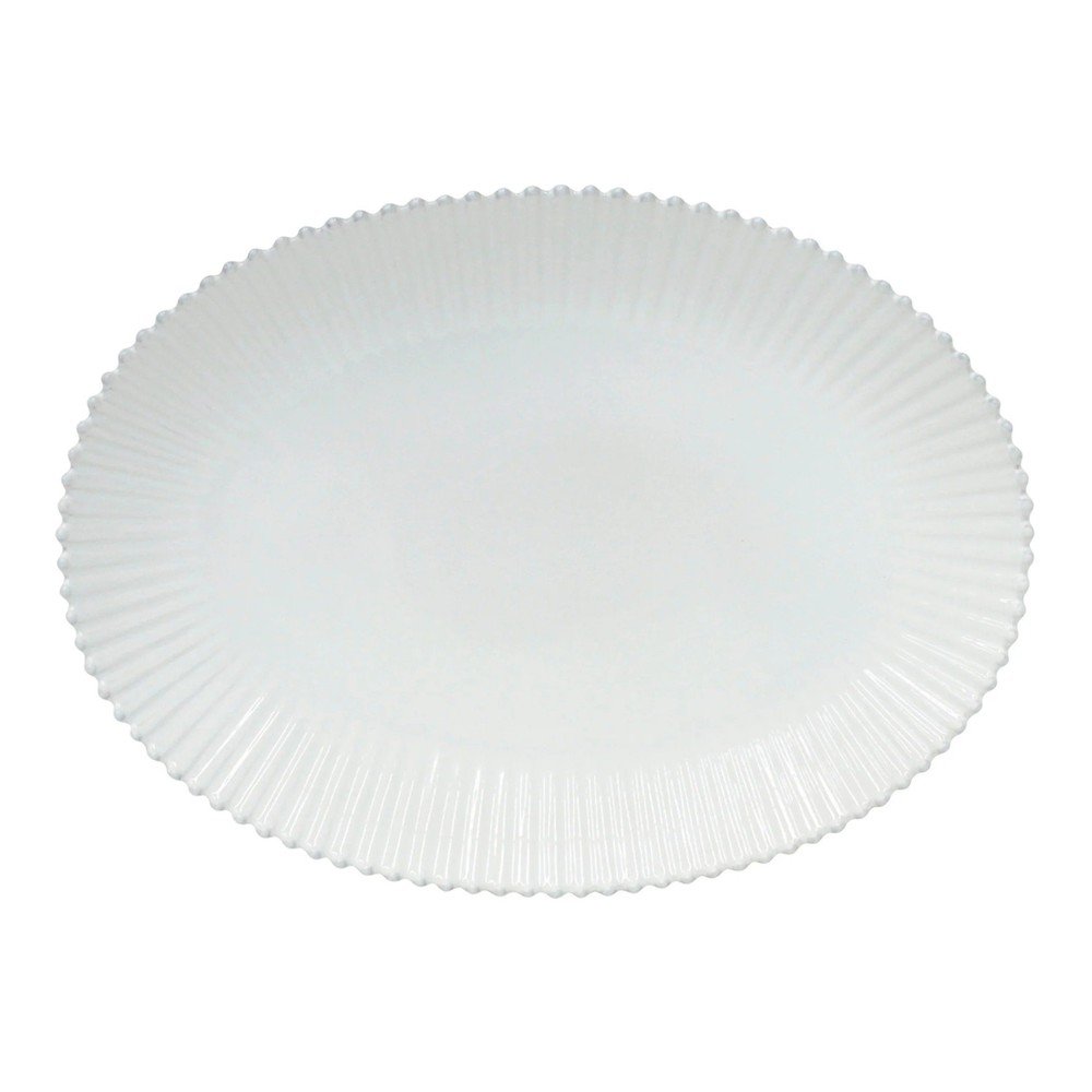 E-shop Biely kameninový servírovací tanier 37x51 cm Pearl – Costa Nova