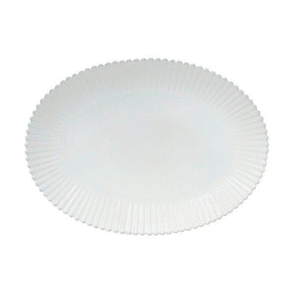 Biely kameninový servírovací tanier 37x51 cm Pearl – Costa Nova