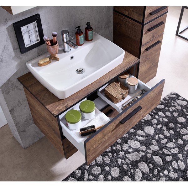 Hnedá pracovná doska v dekore duba 73x45 cm Set 374 - Pelipal-image-4