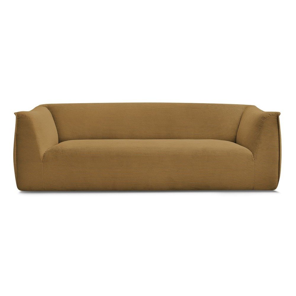 E-shop Menčestrová pohovka v horčicovej farbe 242 cm Giorgia – Bobochic Paris