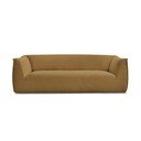 Menčestrová pohovka v horčicovej farbe 242 cm Giorgia – Bobochic Paris