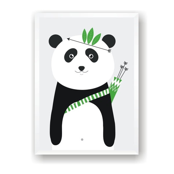 Plagát Nord & Co Panda, 21 x 29 cm