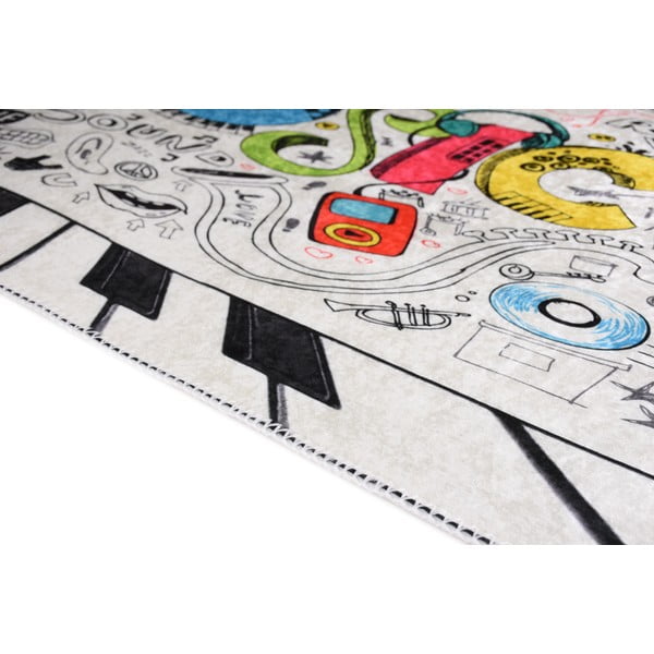 Prateľný detský koberec 80x120 cm Musical – Vitaus-image-2