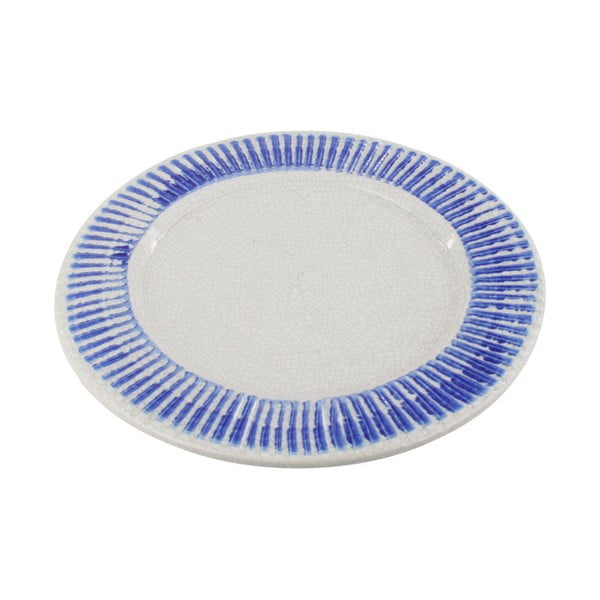 Keramický tanier InArt Stripes, 40,5 cm