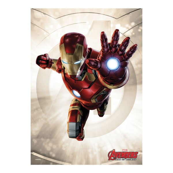 Nástenná ceduľa Age of Ultron Power Poses - Iron Man